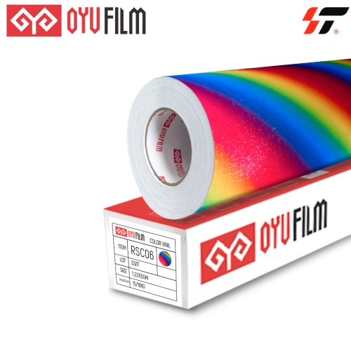 Радужная самоклеющаяся пленка RSC06 метражом